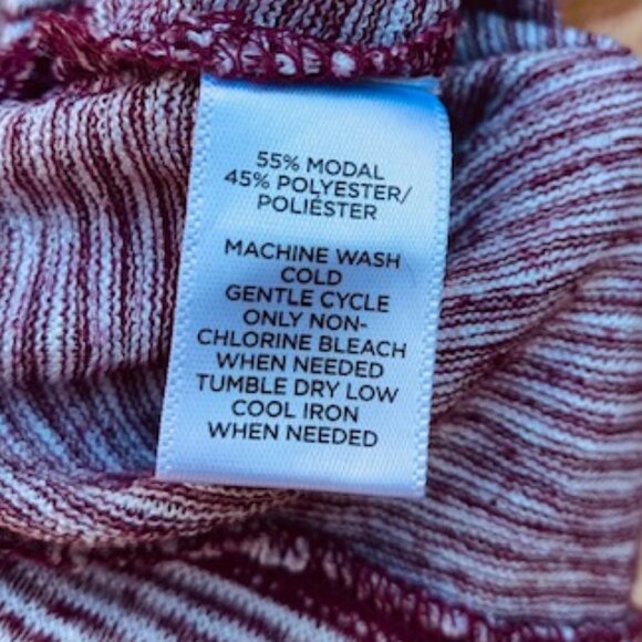 Ann Taylor LOFT boat neck top size medium purple - Picture 9 of 9